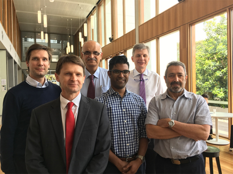 Professor Jon Iredell of The Westmead Institute for Medical Research (front) with some of the keynote speakers at the 2016 Short Course in Critical Infection.