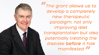 Type 1 diabetes researcher Professor Phil O'Connell